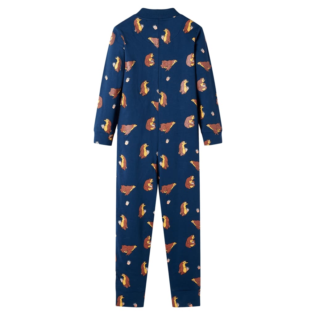Onesie til børn str. 104 blå