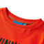 Langærmet T-shirt til børn str. 104 cm orange