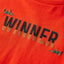 Langærmet T-shirt til børn str. 104 cm orange