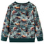 Sweatshirt til børn str. 140 mørkegrøn
