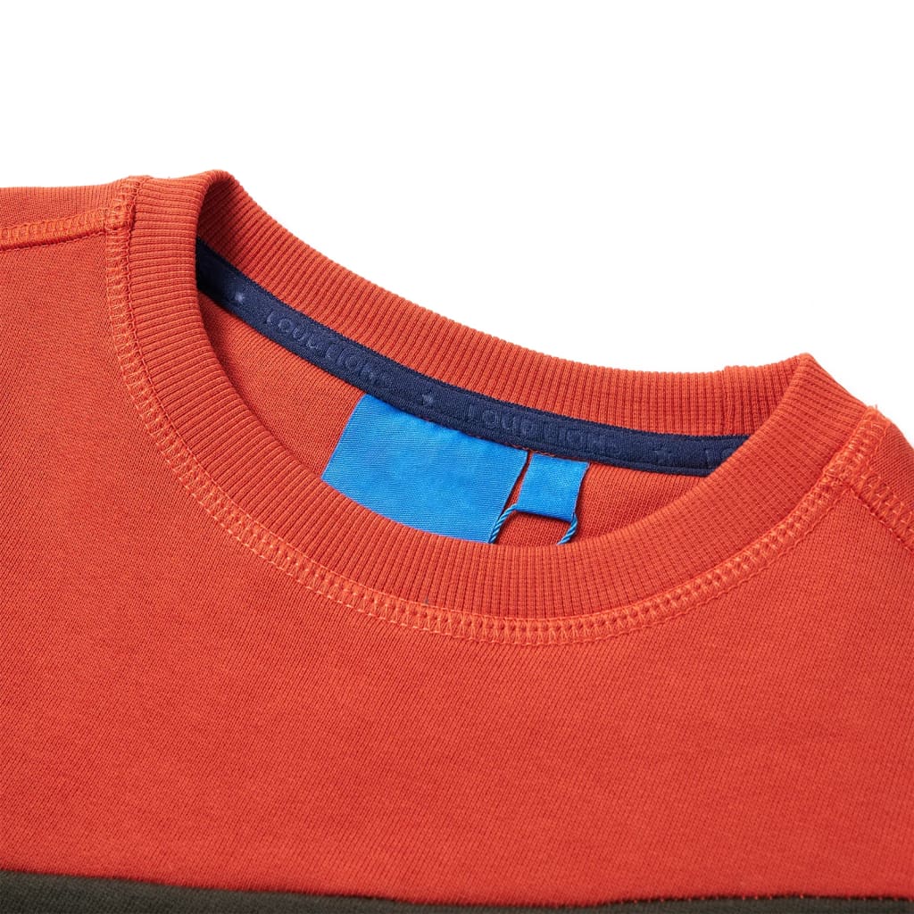 Sweatshirt til børn str. 104 orange
