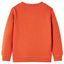 Sweatshirt til børn str. 128 orange