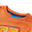 Langærmet T-shirt til børn str. 104 cm orange