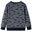 Sweatshirt til børn str. 140 blåmeleret