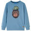 Sweatshirt til børn mellemblå str. 128