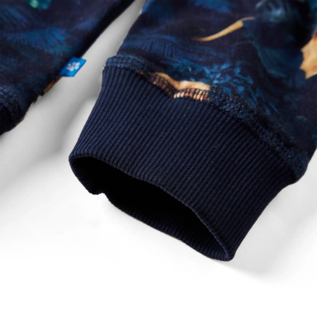 Sweatshirt til børn str. 140 marineblå