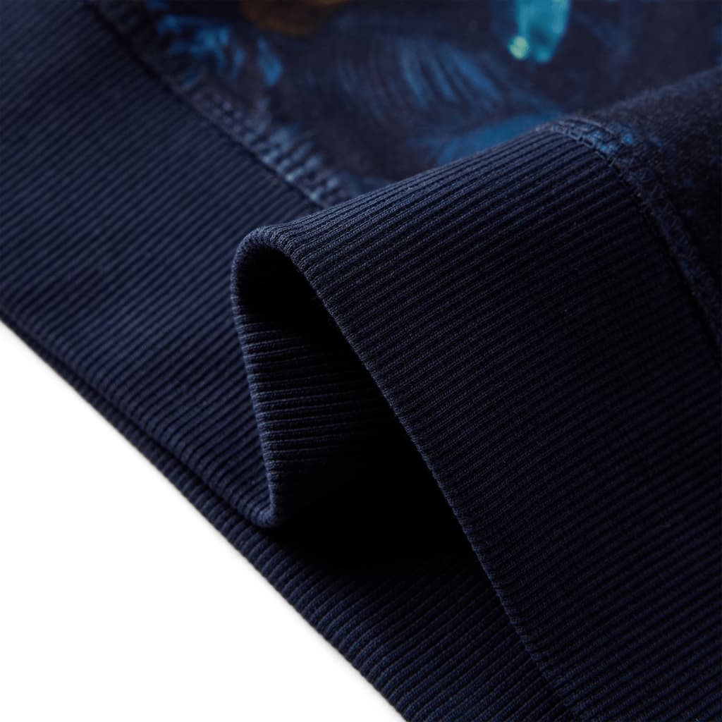 Sweatshirt til børn str. 140 marineblå