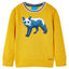 Sweatshirt til børn str. 128 okkergul