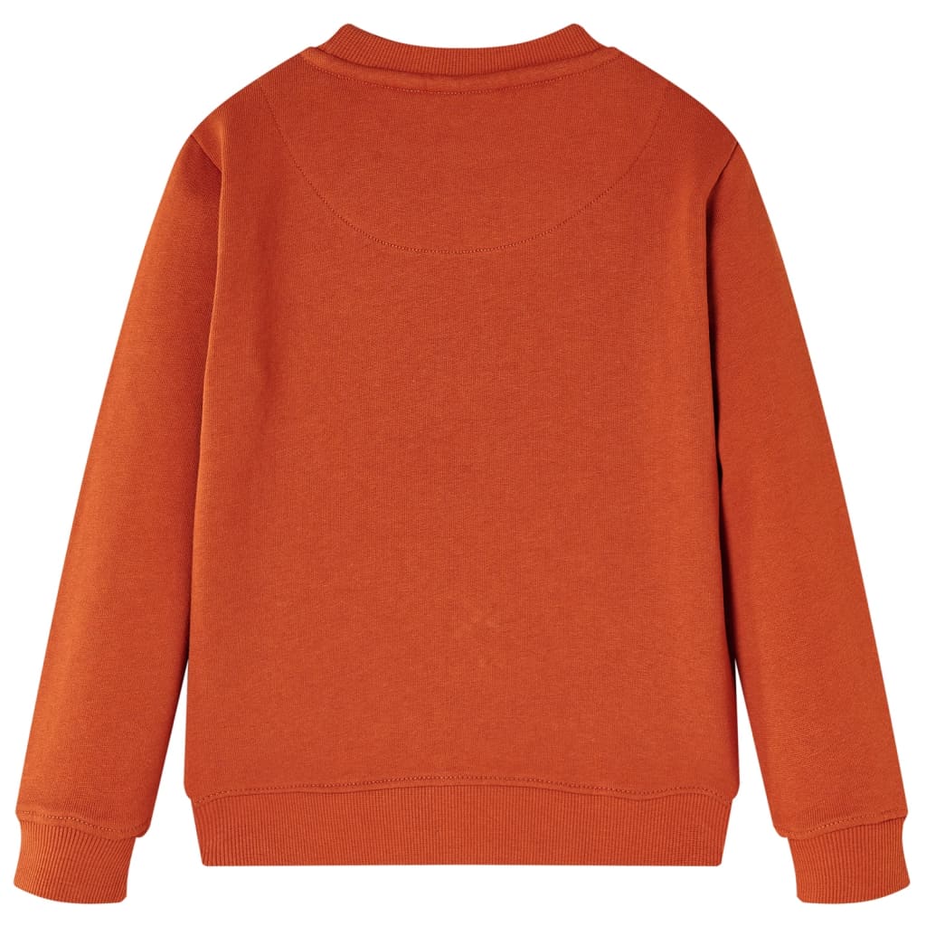 Sweatshirt til børn lys rustfarvet str. 140