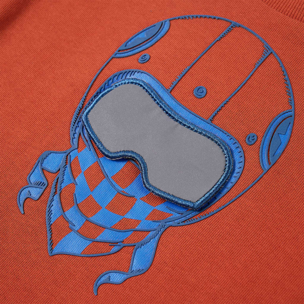 Sweatshirt til børn lys rustfarvet str. 140