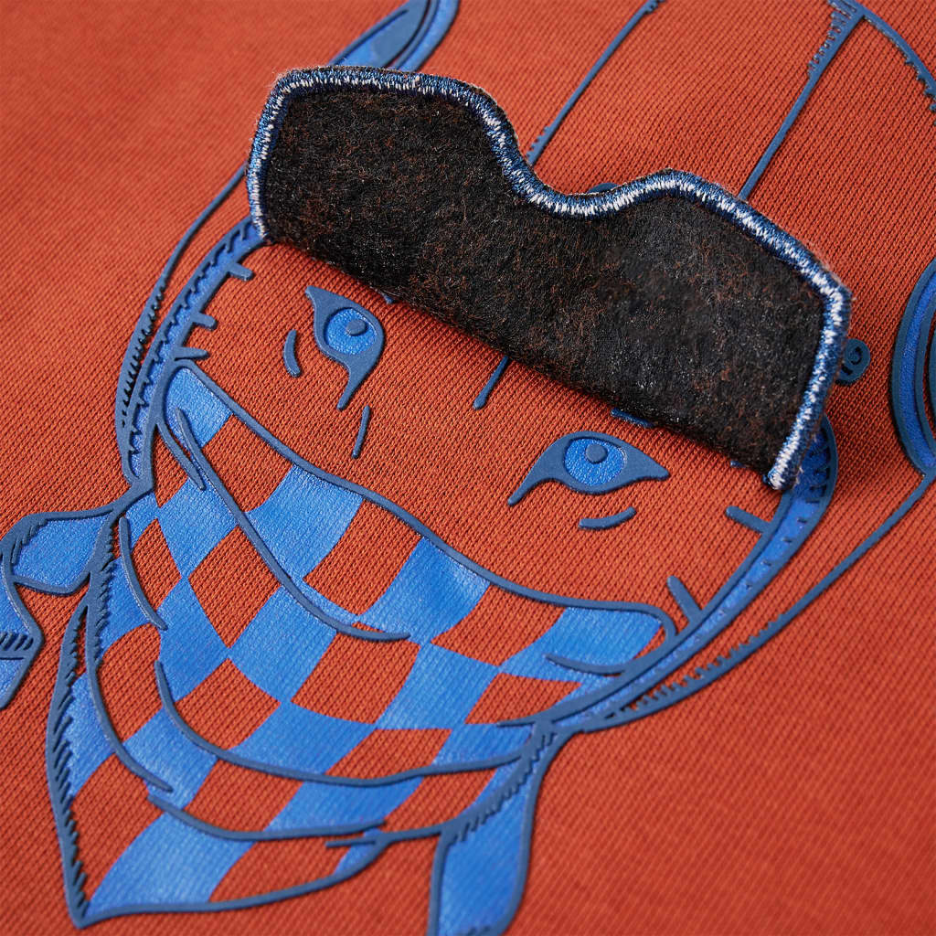 Sweatshirt til børn lys rustfarvet str. 140