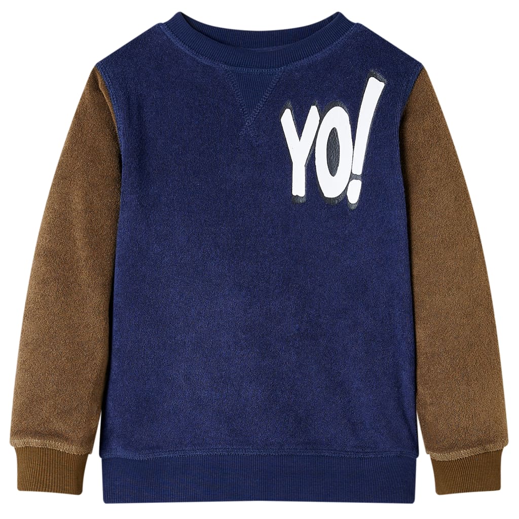 Sweatshirt til børn str. 140 marineblå