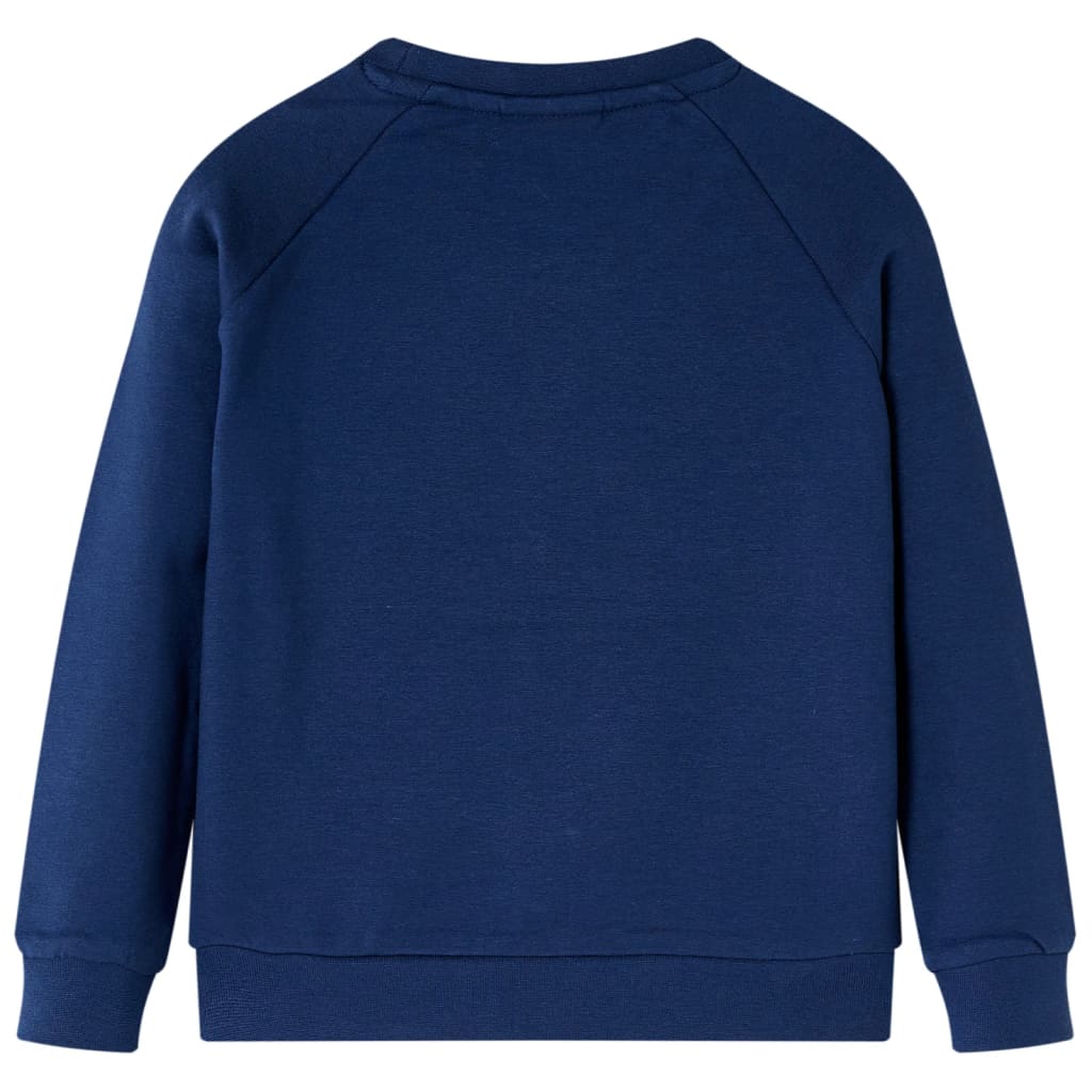 Sweatshirt til børn str. 104 marineblå