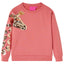 Sweatshirt til børn str. 116 gammelrosa