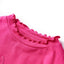 Langærmet T-shirt til børn str. 128 pink