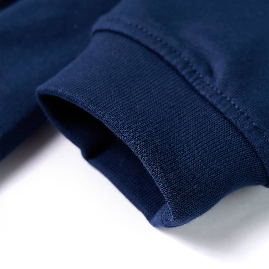 Sweatshirtkjole til børn str. 92 marineblå