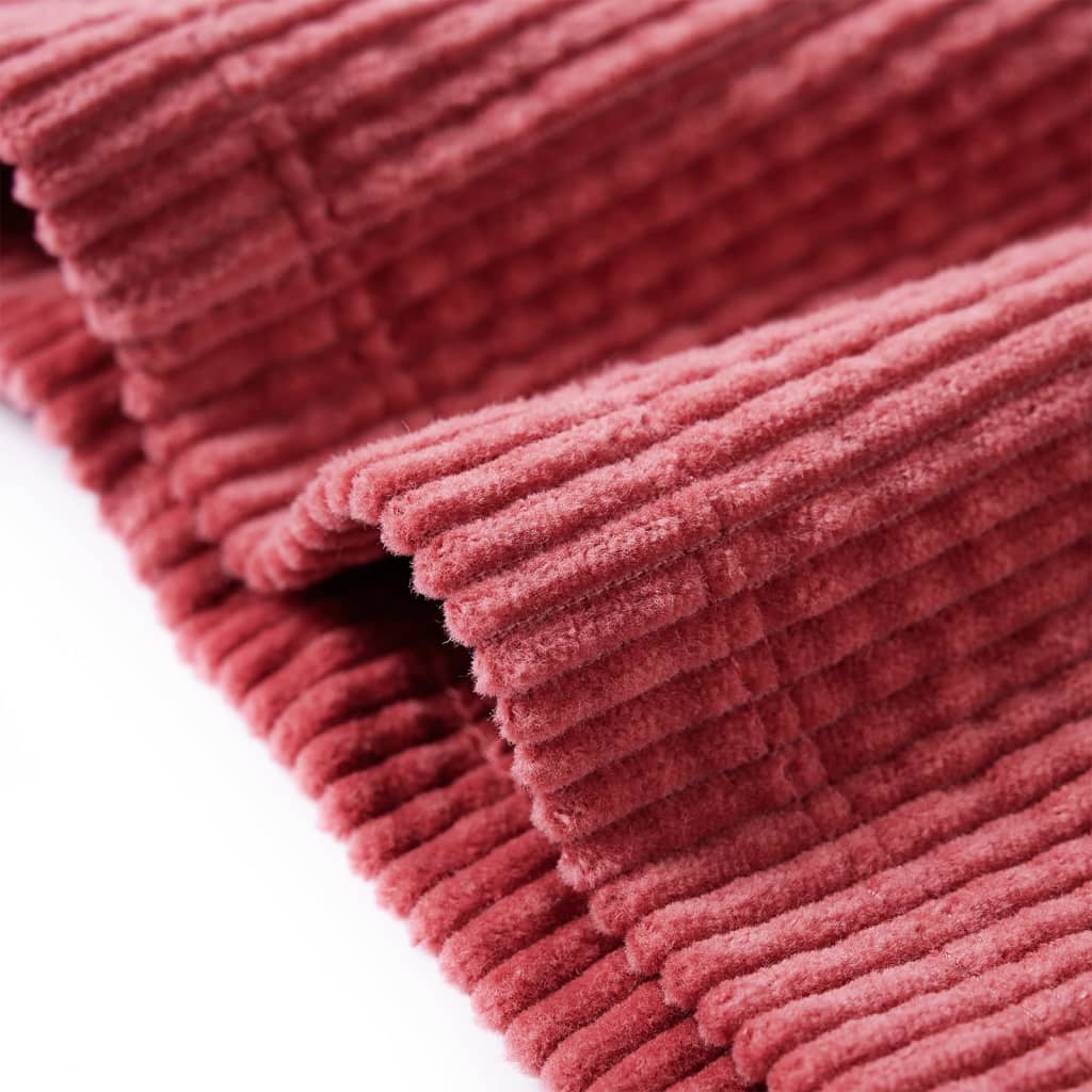Kjole til børn str. 92 jernbanefløjl pink