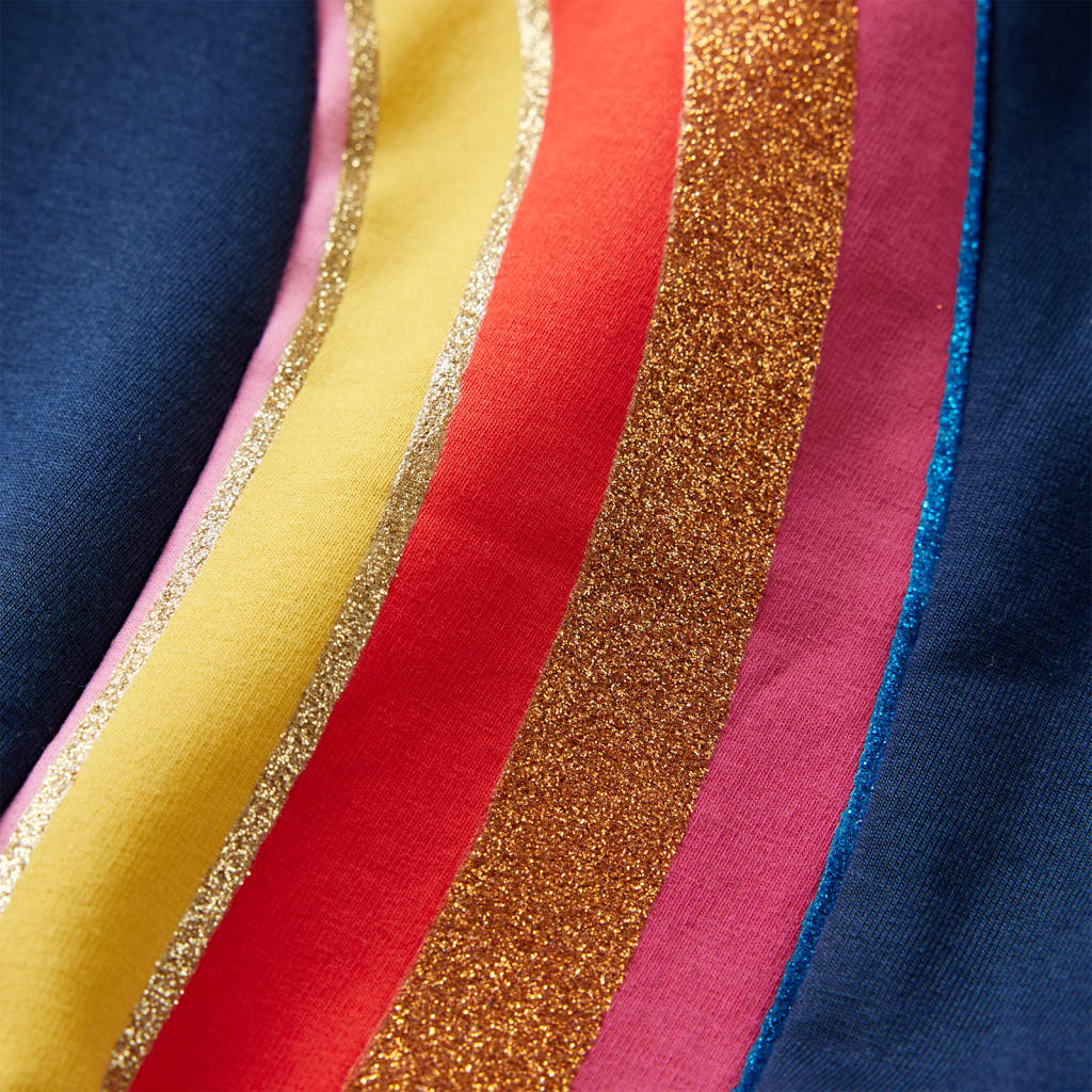 Sweatshirt til børn str. 116 marineblå