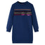 Sweatshirtkjole til børn str. 116 marineblå