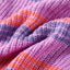 Sweater til børn str. 128 strikket lilla og lyserød