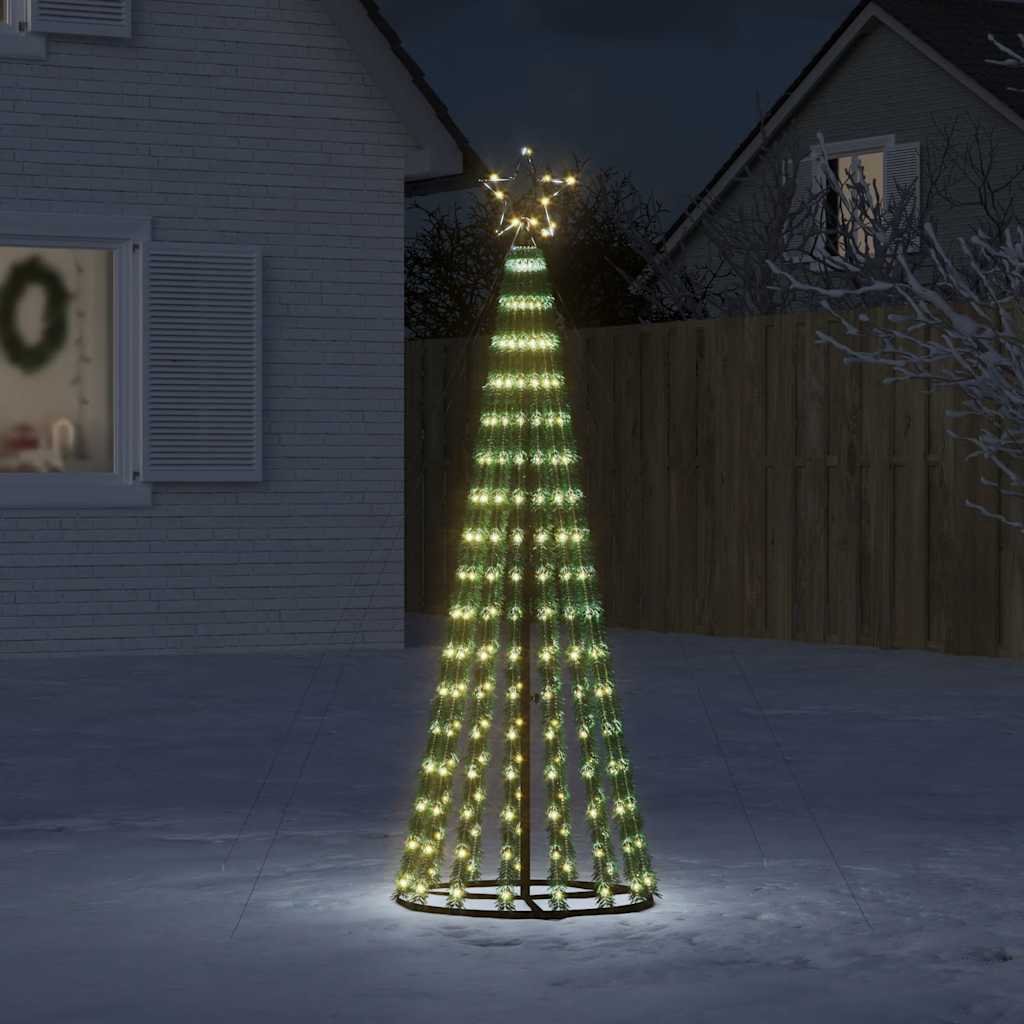 LED-juletræ 275 LED'er 180 cm varmt hvidt lys