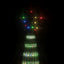 LED-juletræ 275 LED'er 180 cm farverigt lys
