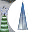 LED-juletræ 688 LED'er 300 cm blåt lys