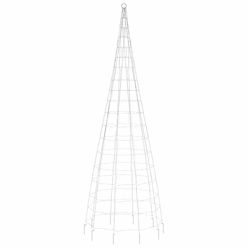 LED-juletræ 550 LED'er 300 cm varmt hvidt lys