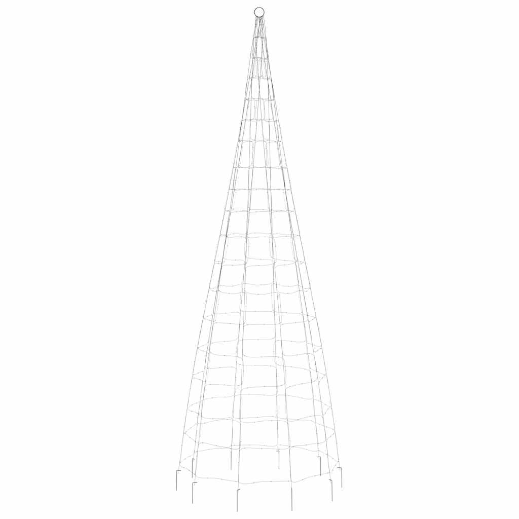 LED-juletræ 550 LED'er 300 cm blåt lys