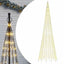 LED-juletræ 1534 LED'er 500 cm varmt hvidt lys
