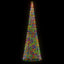 LED-juletræ 1534 LED'er 500 cm flerfarvet lys
