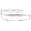 sengeramme med sengegavl 193x203 cm metal hvid
