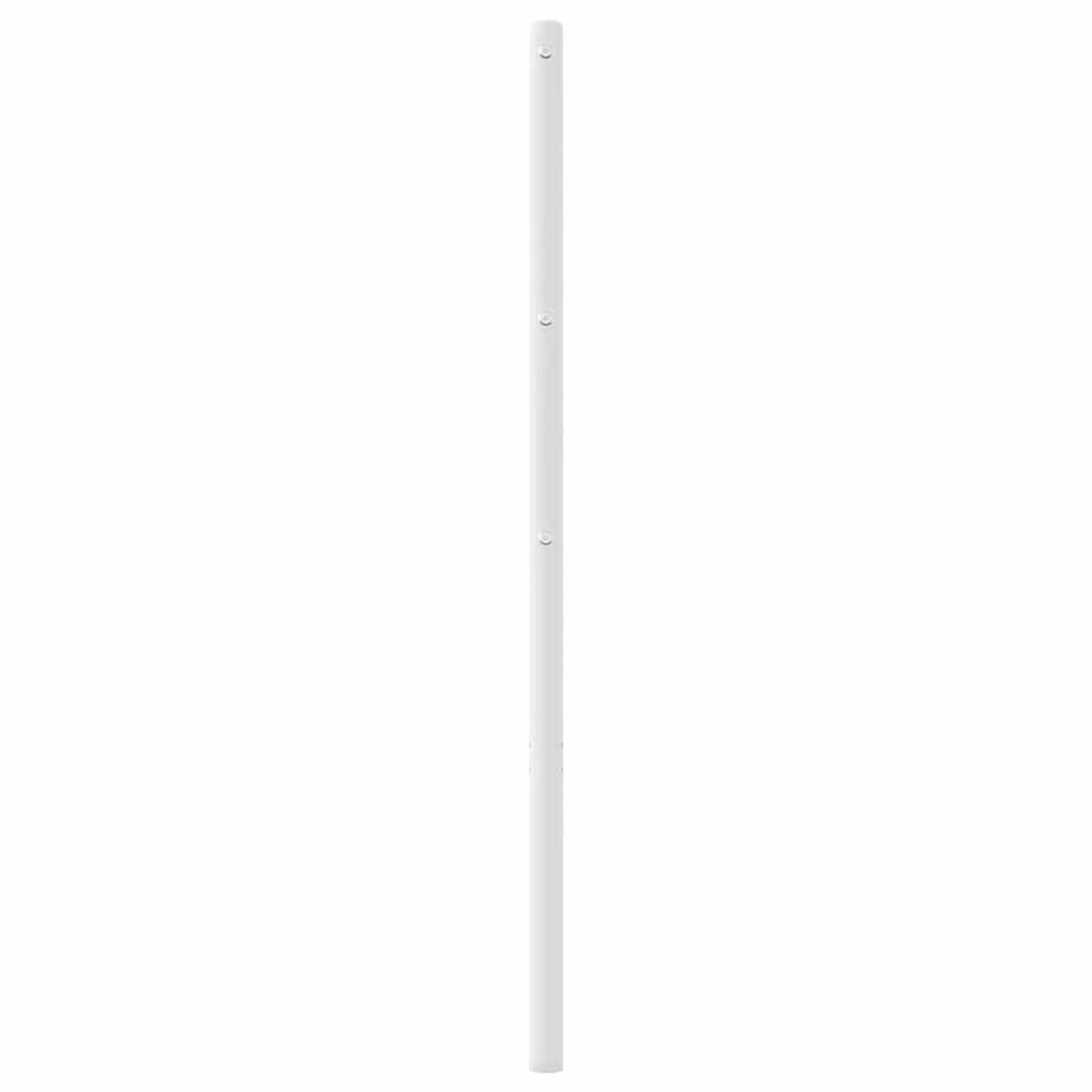 udskiftningsgavl 75 cm metal hvid