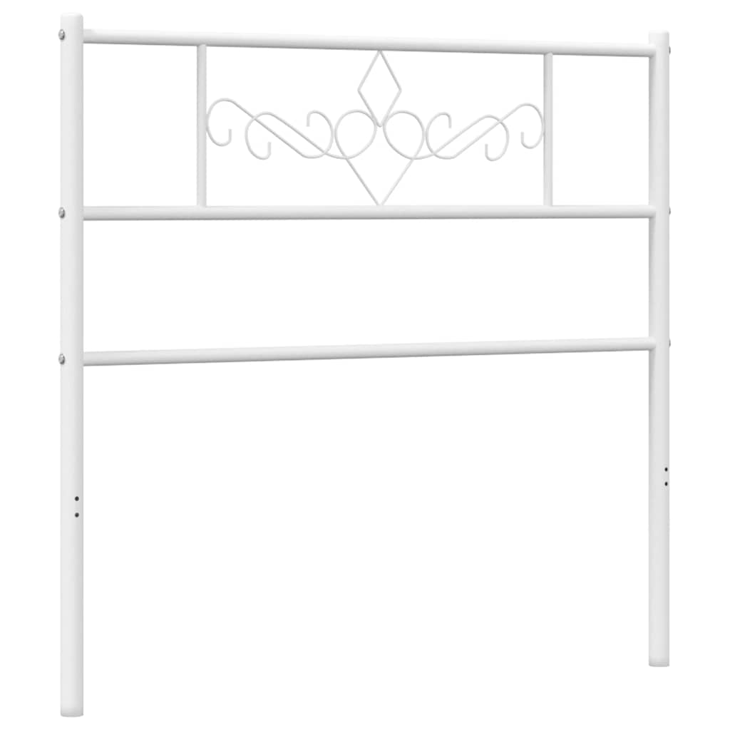 udskiftningsgavl 100 cm metal hvid