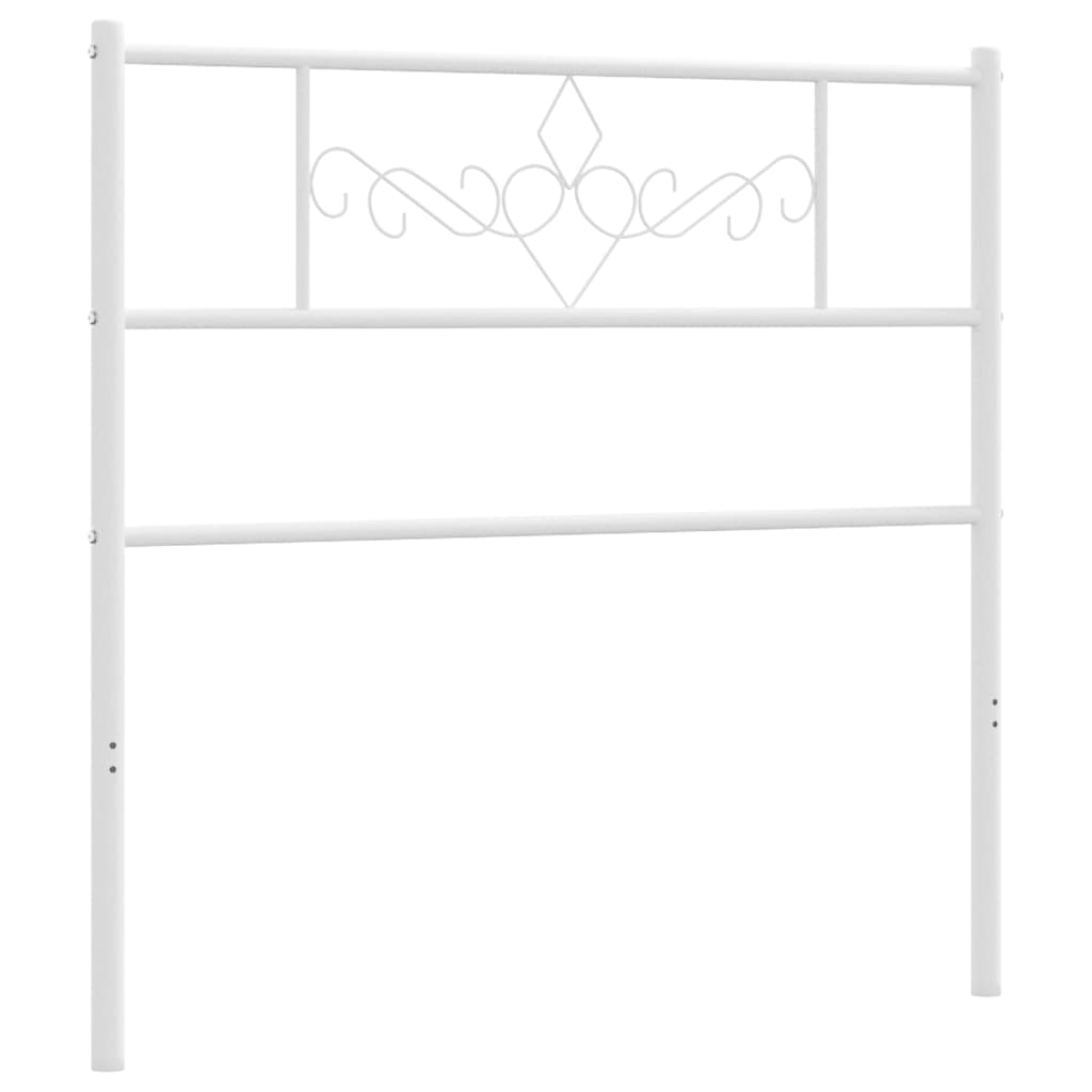 udskiftningsgavl 100 cm metal hvid