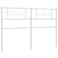 udskiftningsgavl 120 cm metal hvid