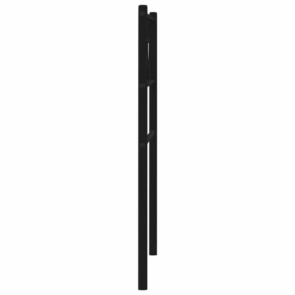 udskiftningsgavl 90 cm metal sort