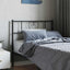 udskiftningsgavl 90 cm metal sort