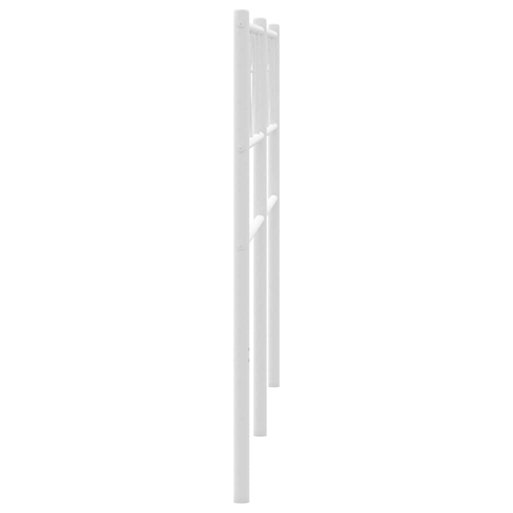 udskiftningsgavl 200 cm metal hvid