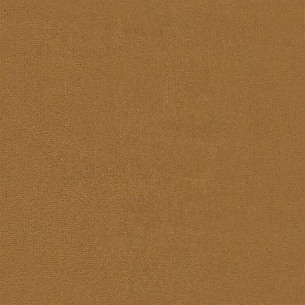 sofastol med fodskammel 60 cm velour brun