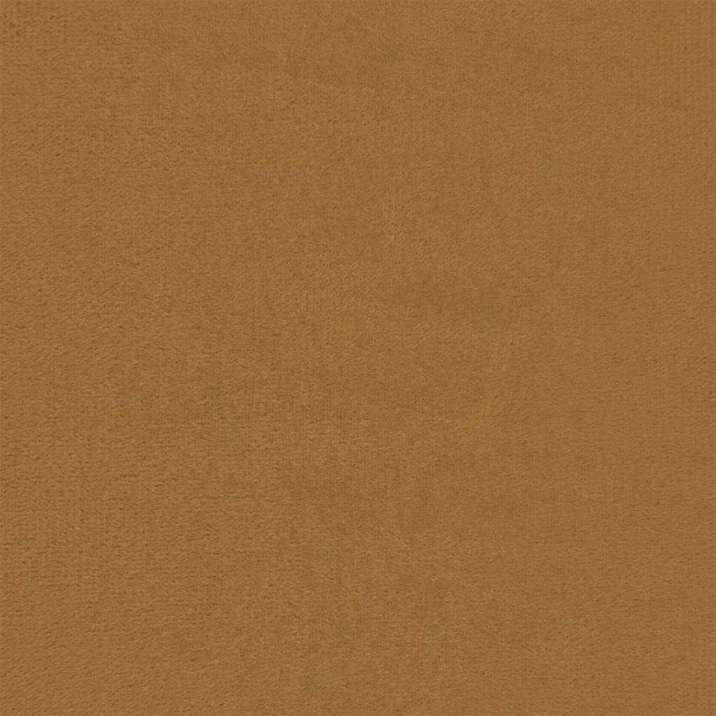 sofasæt 4 dele med hynder velour brun