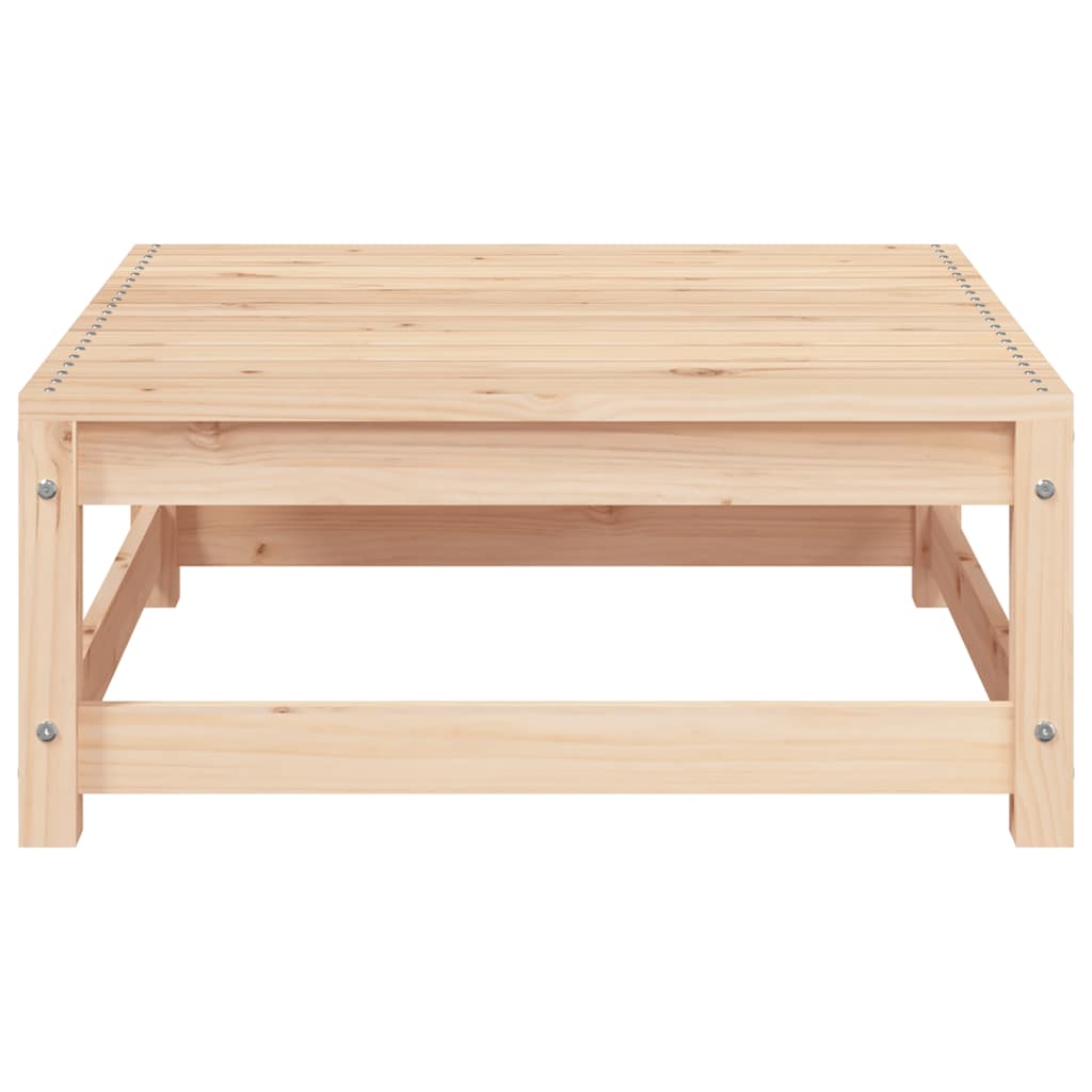 haveskammel 70x70x30 cm massivt fyrretræ