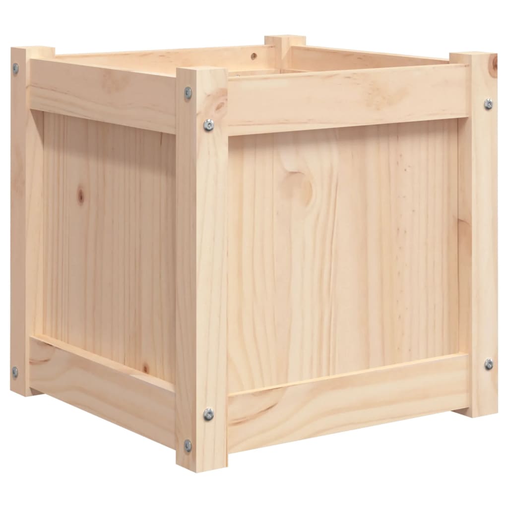 plantekasse 40x40x40 cm massivt fyrretræ