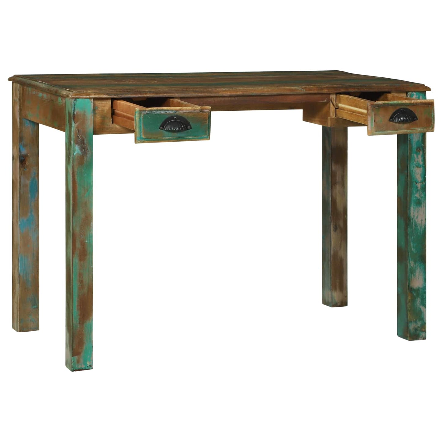 Skrivebord med skuffe Brun 112 x 55 x 76 cm Solid genbrugs træ