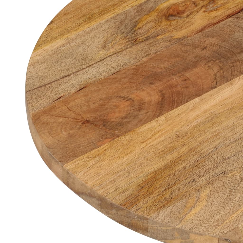 bordplade 110x50x2,5 cm oval massivt mangotræ