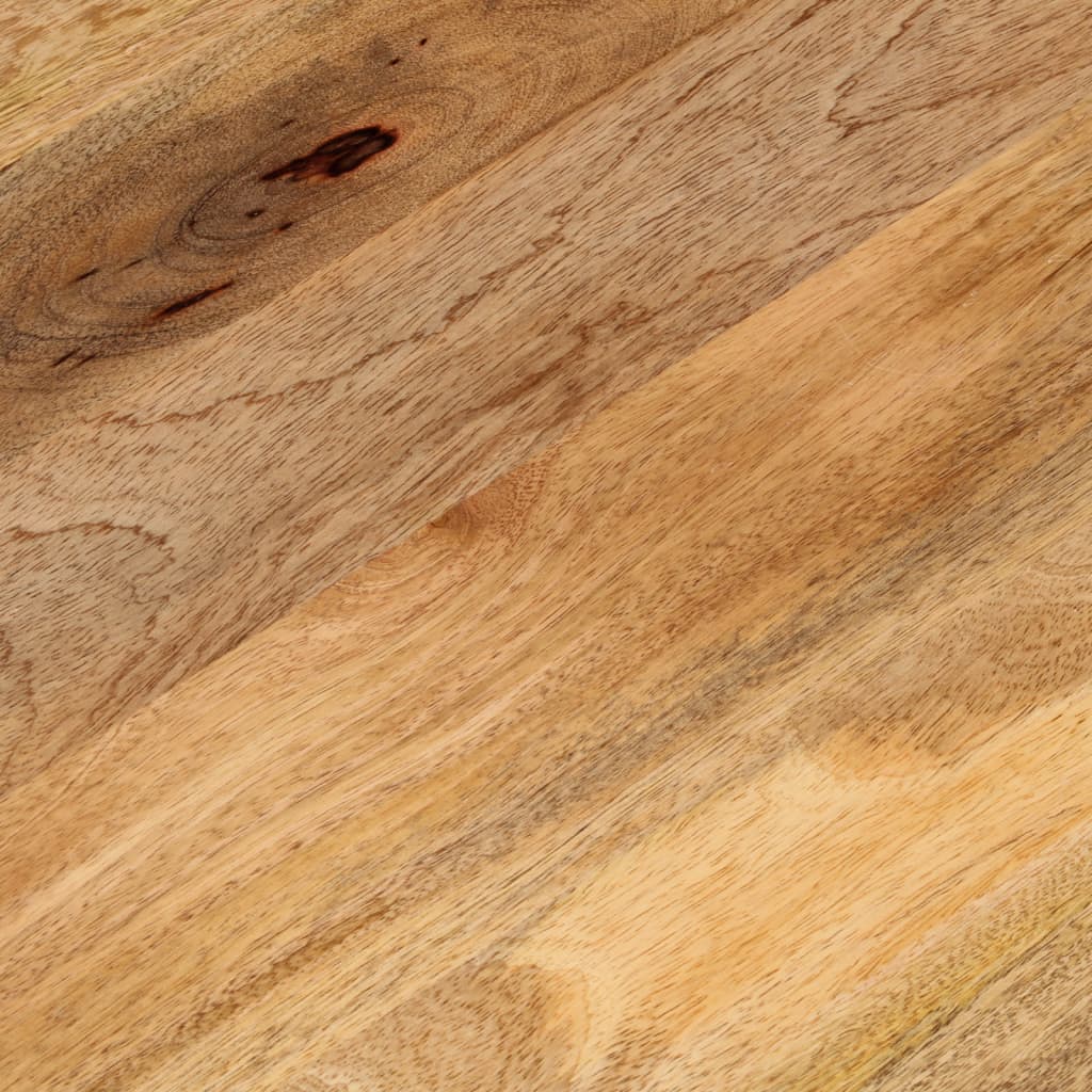 bordplade 110x50x2,5 cm oval massivt mangotræ