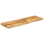 bordplade 110x40x2,5 cm naturlig kant massivt ru mangotræ