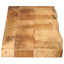 bordplade 180x40x2,5 cm naturlig kant massivt ru mangotræ