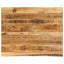 bordplade 110x80x2,5 cm naturlig kant massivt ru mangotræ