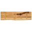 bordplade 110x20x3,8 cm naturlig kant massivt ru mangotræ